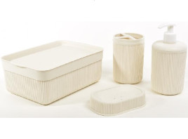 Mercury Home set za kupatilo 5u1 27457 - 24x16.5x9cm - Bijeli